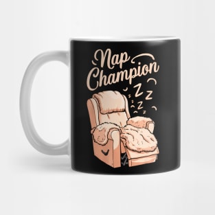 Nap Champion Grandpa and Dad and Fathers May Nap Suddenly Mug